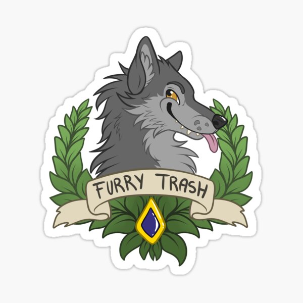Item preview, furry trash designed and sold by Julian Koch.
