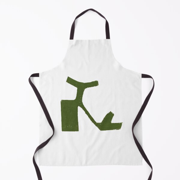 Item preview, Green platform chunky heel painting designed and sold by Solybowie.