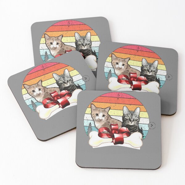 Item preview, Cute cats with bone designed and sold by wataraadam.