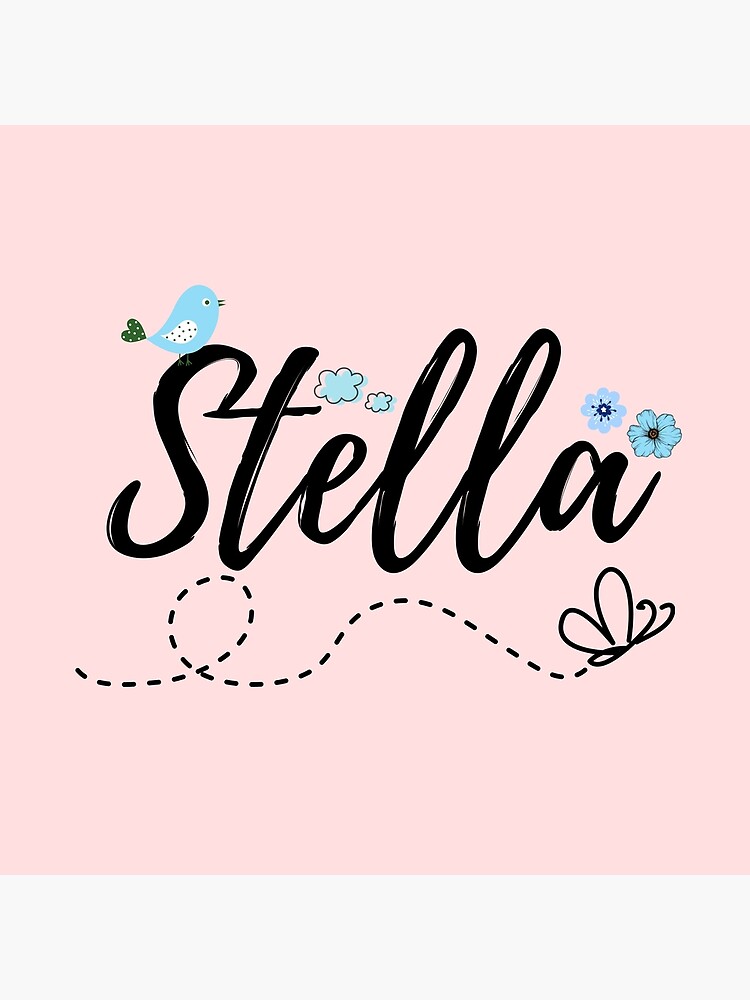 stella-name-baby-child-girl-pretty-flowers-name-design-pink-blue