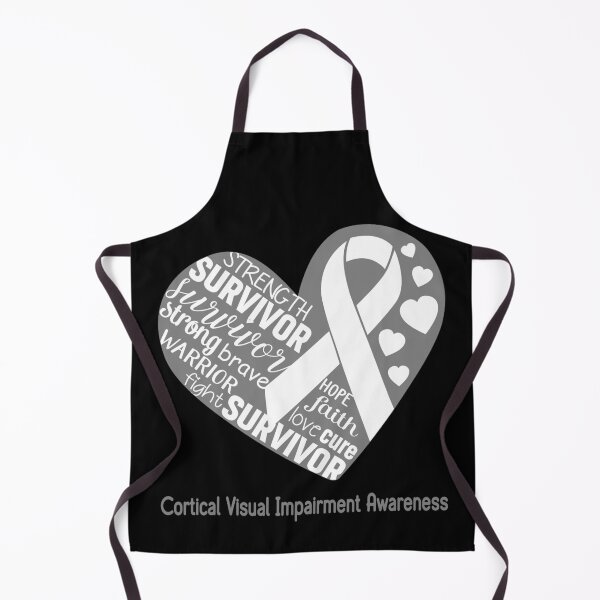 Item preview, Cortical Visual Impairment Heart Support Cortical Visual Impairment Warrior Fighting designed and sold by GennieShop.