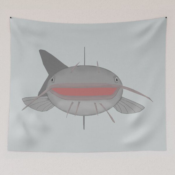 Artikelvorschau, Kanal Wels Fischkopf entworfen und verkauft von fishfolkart.