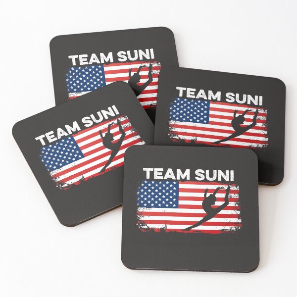 Item preview, Team Suni Gymnastics Sunisa Lee Gymnast USA Flag America designed and sold by gkao.