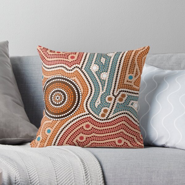After settlement Throw Pillow