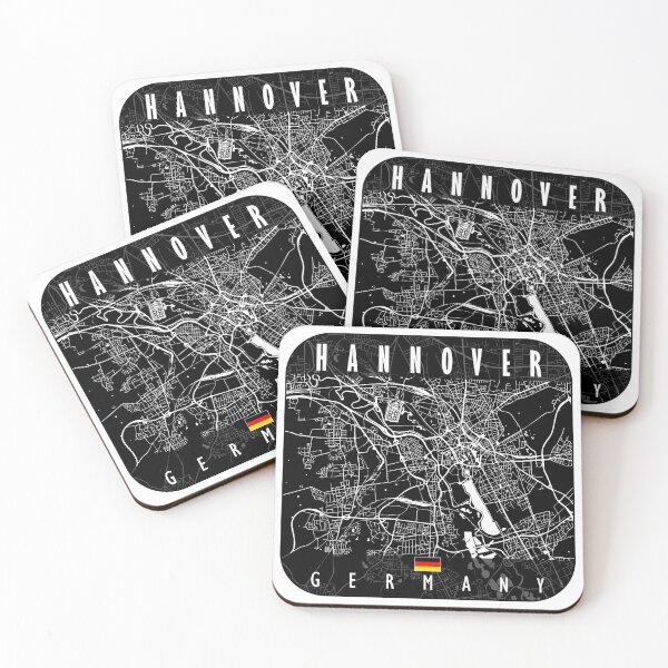 Item preview, HANNOVER MAP GERMANY designed and sold by hatimelhag.