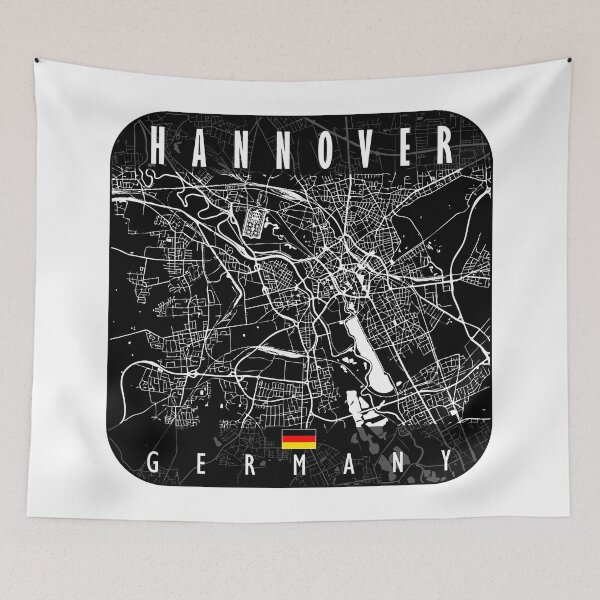 Item preview, HANNOVER MAP GERMANY designed and sold by hatimelhag.