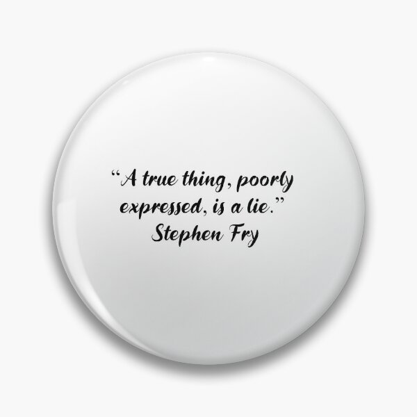 Item preview, Stephen Fry Quote designed and sold by 4ever-Undaunted.