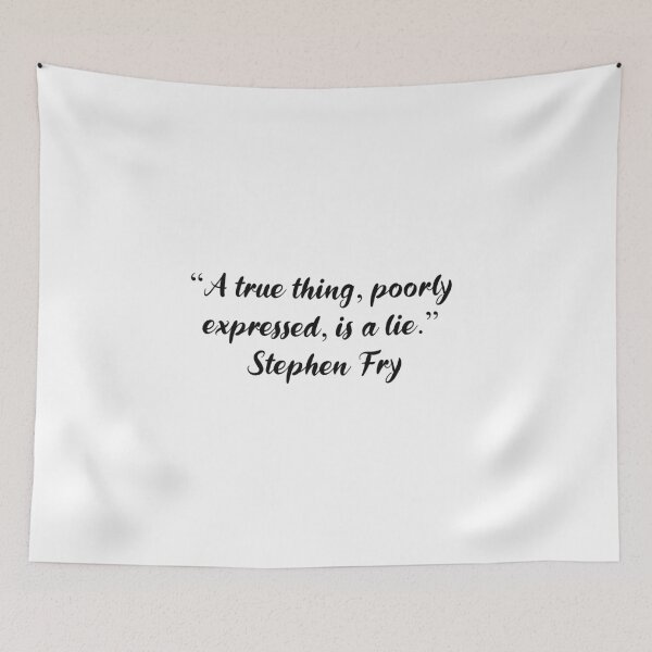 Item preview, Stephen Fry Quote designed and sold by 4ever-Undaunted.