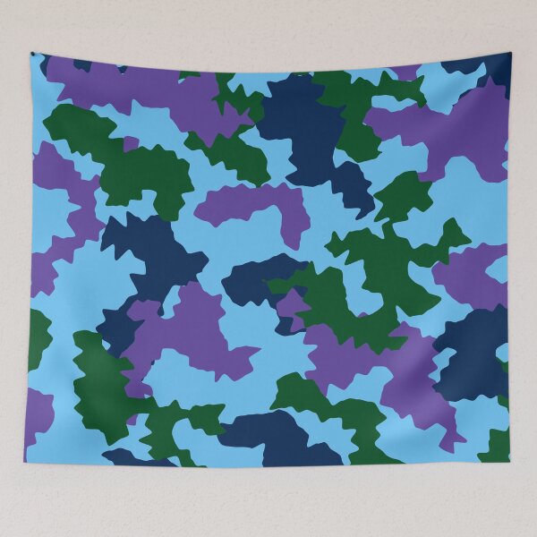 Item preview, Unique Purple and Blue Camouflage designed and sold by DaughterofYah.