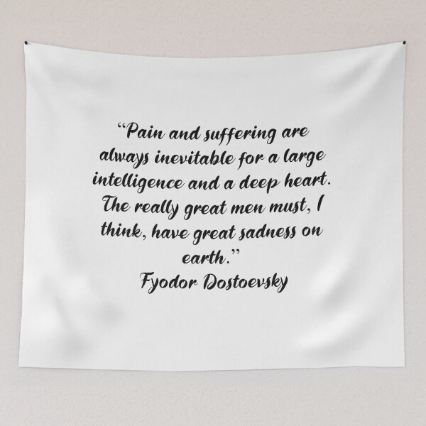 Item preview,  Fyodor Dostoevsky Quotes designed and sold by 4ever-Undaunted.
