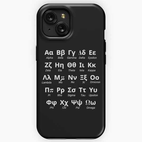 Greek Alphabet In Order