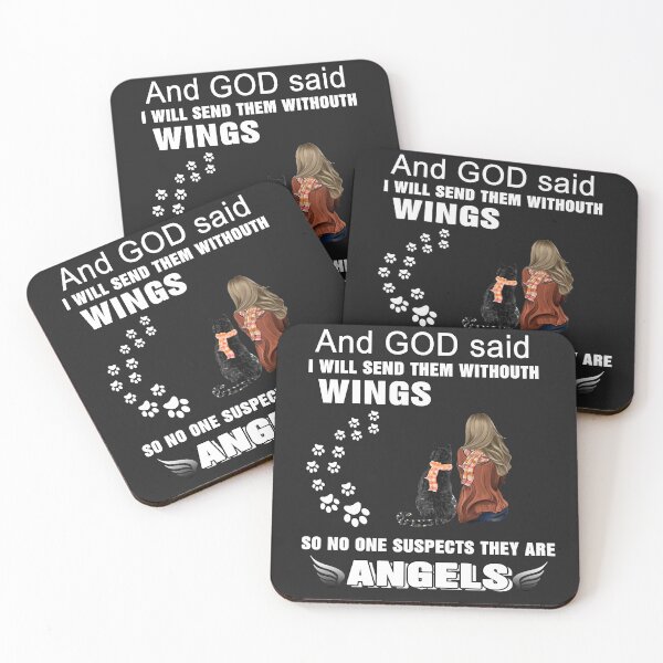 Item preview, AND GOD SAID I WILL SEND THEM WITHOUTH WINGS SO NO ONE SUSPEN ANGELS designed and sold by CARDWELL-COWEL.