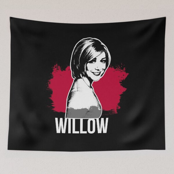 Item preview, Willow Design - Red with White Text (BtVS) designed and sold by Vixetches.