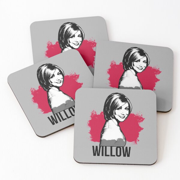 Item preview, Willow Design - Red with Black Text (BtVS) designed and sold by Vixetches.