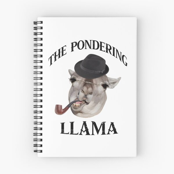 Item preview, The Pondering Llama  designed and sold by Ratch2929.