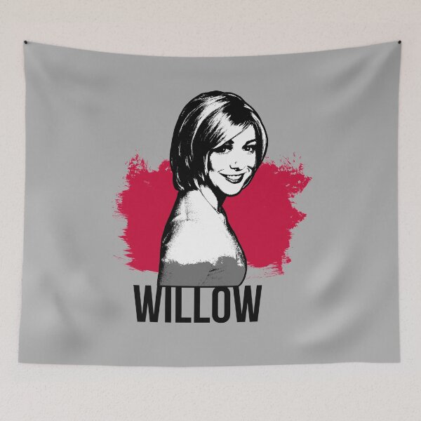 Item preview, Willow Design - Red with Black Text (BtVS) designed and sold by Vixetches.