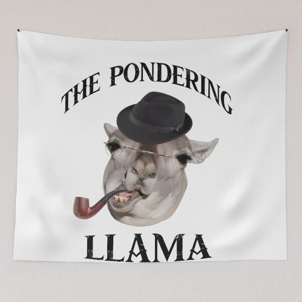 Item preview, The Pondering Llama  designed and sold by Ratch2929.
