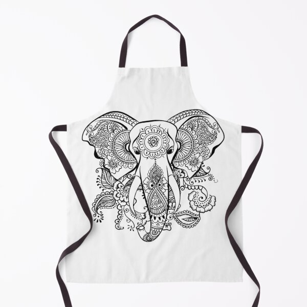 Item preview, Decorated black design of Elephant.....!! designed and sold by VIVEK KUMAR RAI.