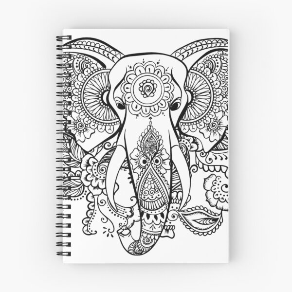 Item preview, Decorated black design of Elephant.....!! designed and sold by VIVEK KUMAR RAI.