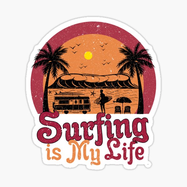Aperçu de l'œuvre Surf Retro Vintage Gift-Cool Surfer Gift-Funny Surfer Gift-Surfboard Surf-Funny Surfing Lover T-Shirt-Summer Surfer Hommes Femmes Cadeau créée et vendue par uneess97.