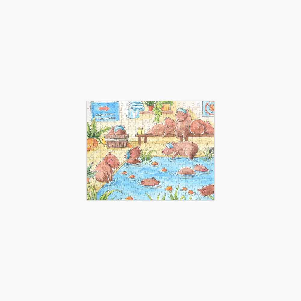 Capybara Spa Day Jigsaw Puzzle