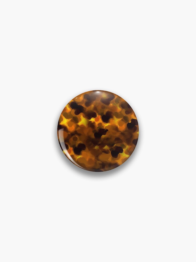 Thumbnail 1 of 3, Pin, Tortoise Shell Design designed and sold by sanfranglasgow.