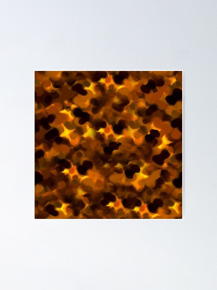 Thumbnail 1 of 3, Poster, Tortoise Shell Design designed and sold by sanfranglasgow.