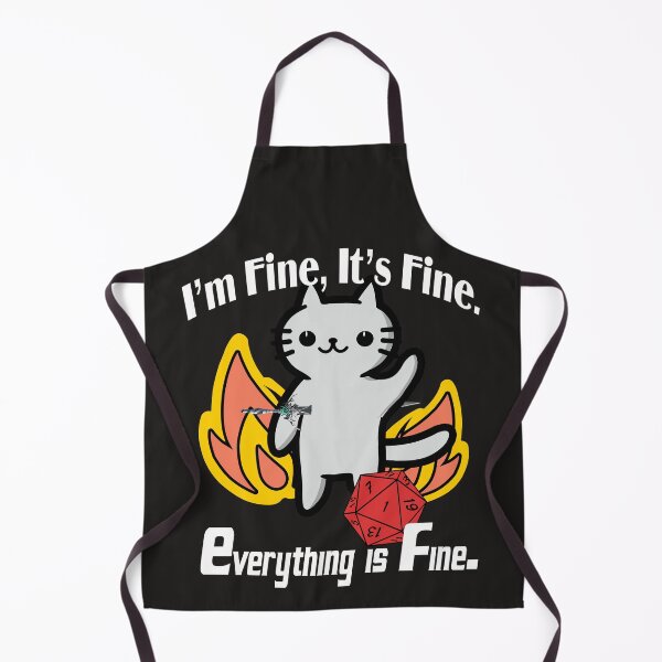 Item preview, Cat Im fine its fine everything is fine  designed and sold by CARDWELL-COWEL.