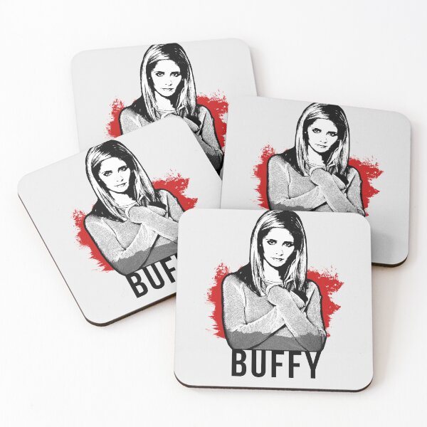 Item preview, Buffy Design - Red with Black Text (BtVS) designed and sold by Vixetches.