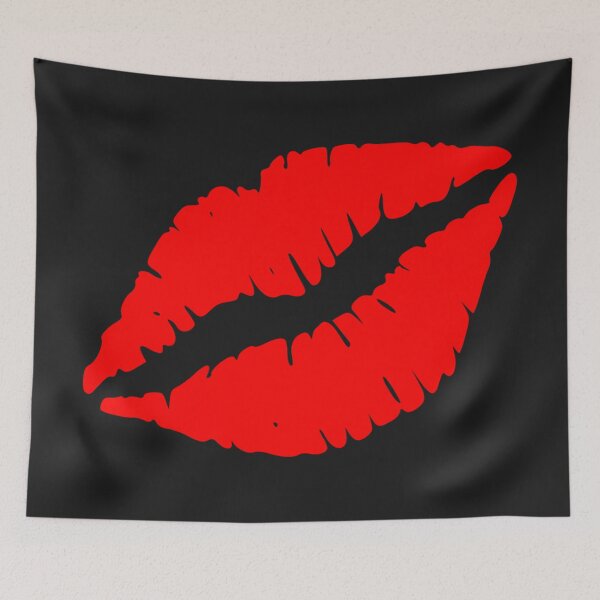 Item preview, Red Lips, lipstick, kiss, cartoon lips, mouth,  designed and sold by Nostrathomas66.