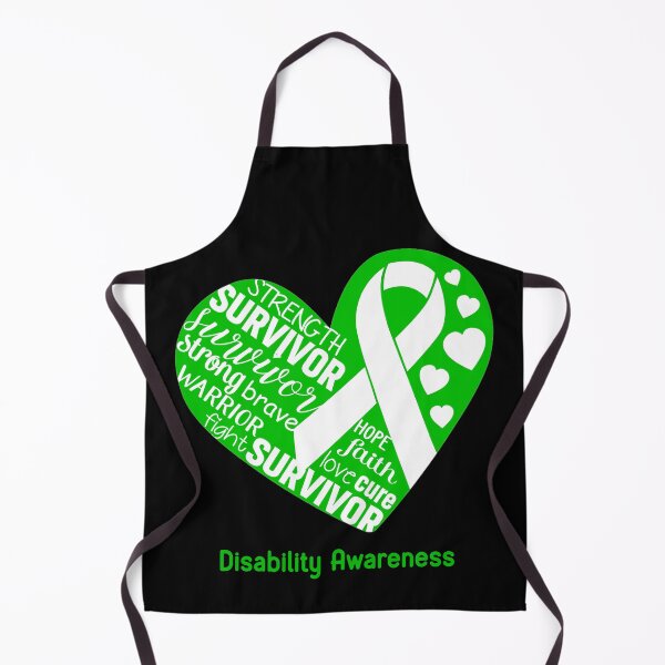 Item preview, Disability Heart Support Disability Warrior Fighting designed and sold by GennieShop.