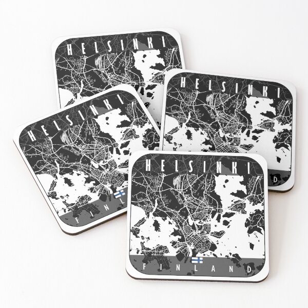 Item preview, HELSINKI MAP FINLAND designed and sold by hatimelhag.