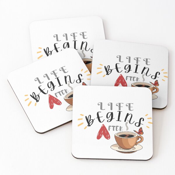 Item preview, Life Begins After Coffee designed and sold by msheilou.