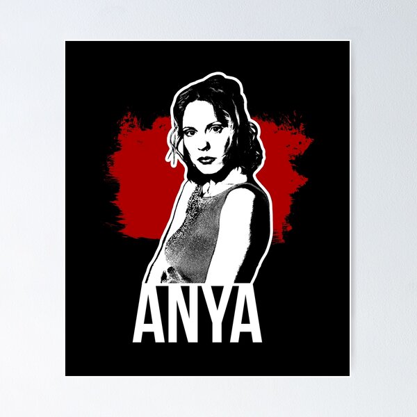 Item preview, Anya Design - Rojo con texto blanco (BtVS) designed and sold by Vixetches.