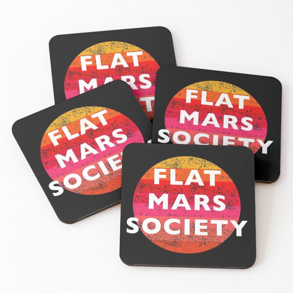 Artikelvorschau, Lustiges Meme der Flat Mars Society entworfen und verkauft von PG Illustration.