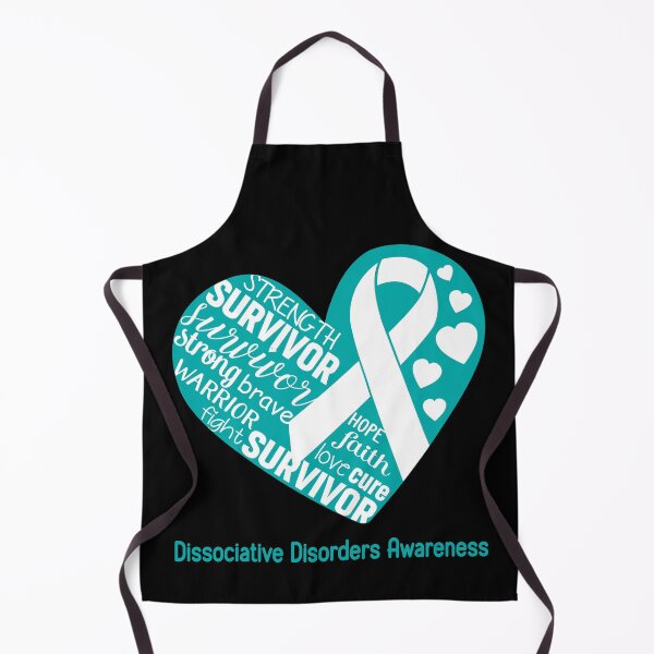 Item preview, Dissociative Disorders Heart Support Dissociative Disorders Warrior Fighting designed and sold by GennieShop.