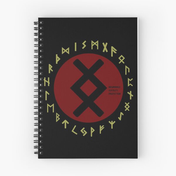 Artikelvorschau, Rotes Inguz-Futhark-Runensymbol entworfen und verkauft von Depic Spirit.