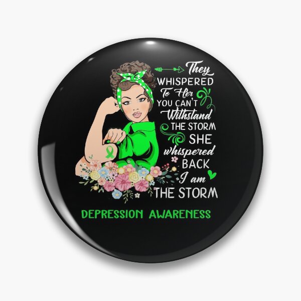 Item preview, I Am The Storm Depression Awareness designed and sold by Brad-FI.