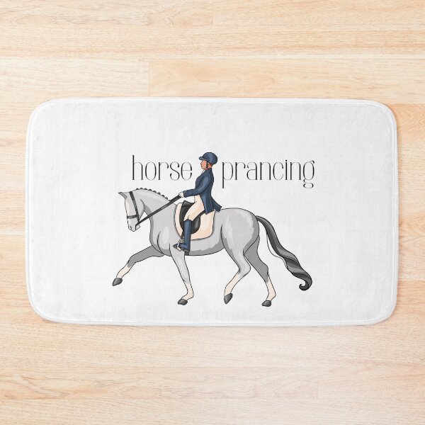 Item preview, horse prancing funny dressage rider designed and sold by TheWaterBirds.