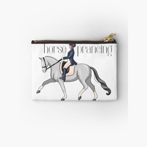 Item preview, horse prancing funny dressage rider designed and sold by TheWaterBirds.