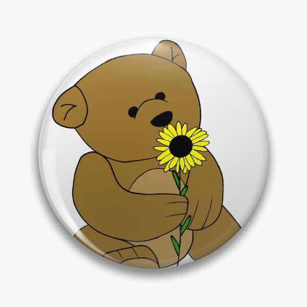 Item preview, Teddy bear and sunflower designed and sold by BruceDCrocodile.