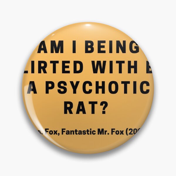 Item preview, Psychotic Rat. Fantastic Mr. Fox designed and sold by rachcreates13.