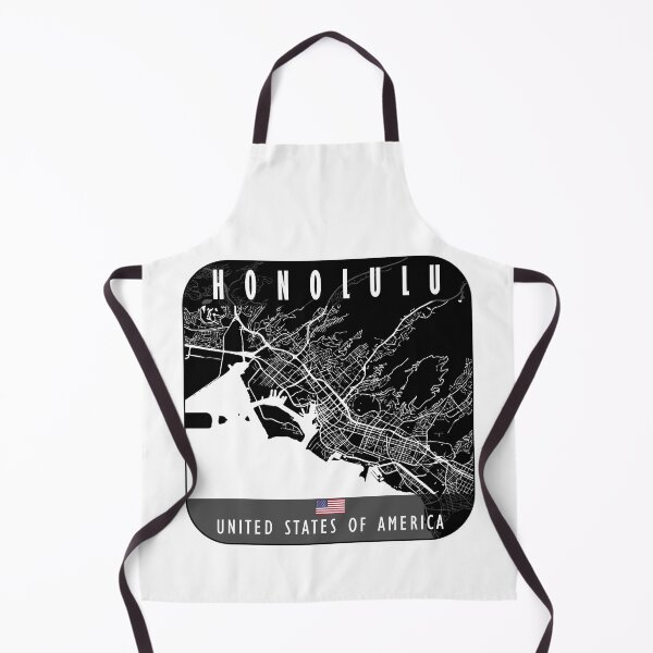 Item preview, HONOLULU MAP USA designed and sold by hatimelhag.