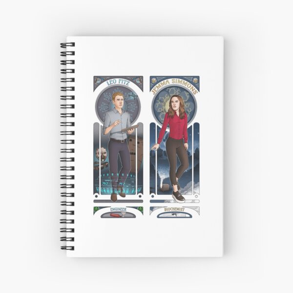Art Nouveau - Fitzsimmons Spiral Notebook