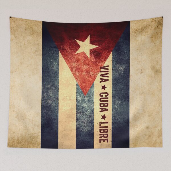Item preview, Freedom for Cuba - Viva Cuba Libre Distressed Flag designed and sold by Josephines-ZA.