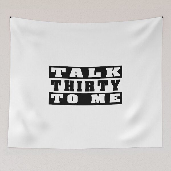 Item preview, Talk Thirty To Me Essential Sticker designed and sold by SW33TSP0T.