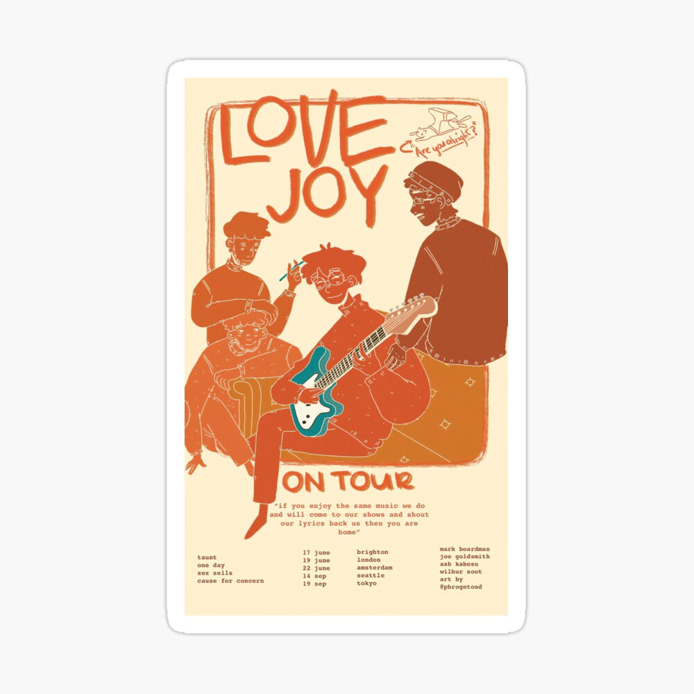 Lovejoy On Tour Poster By Jenniferfrey2 Redbubble