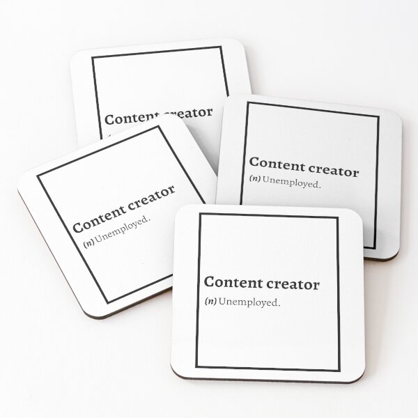 Item preview, Content creator  Definition: Unemployed. designed and sold by springflow.