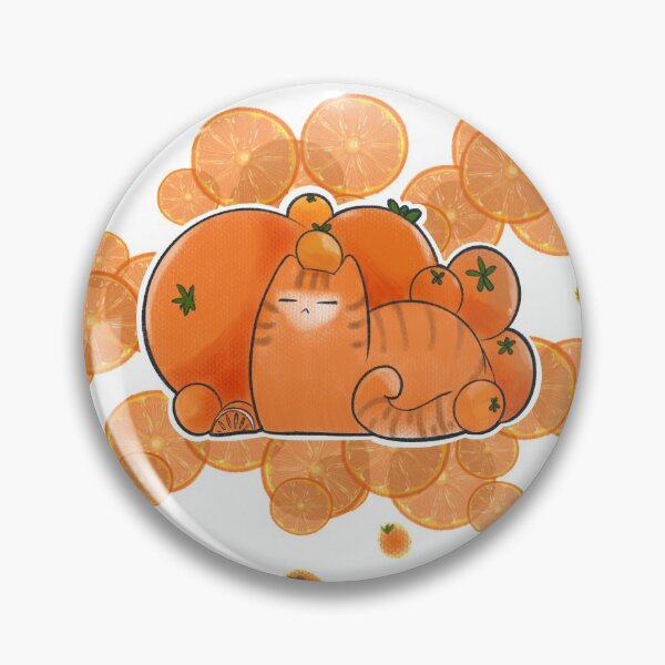 Item preview, Citrus Orange Orange Cat designed and sold by Berrybuddy.