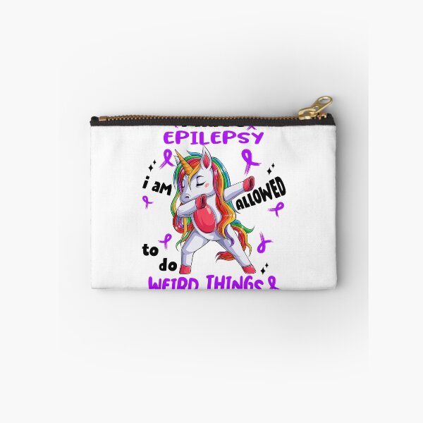 Item preview, Epilepsy Awareness Funny I have Epilepsy i'm allowed to do Weird Things! designed and sold by JanetShop809.